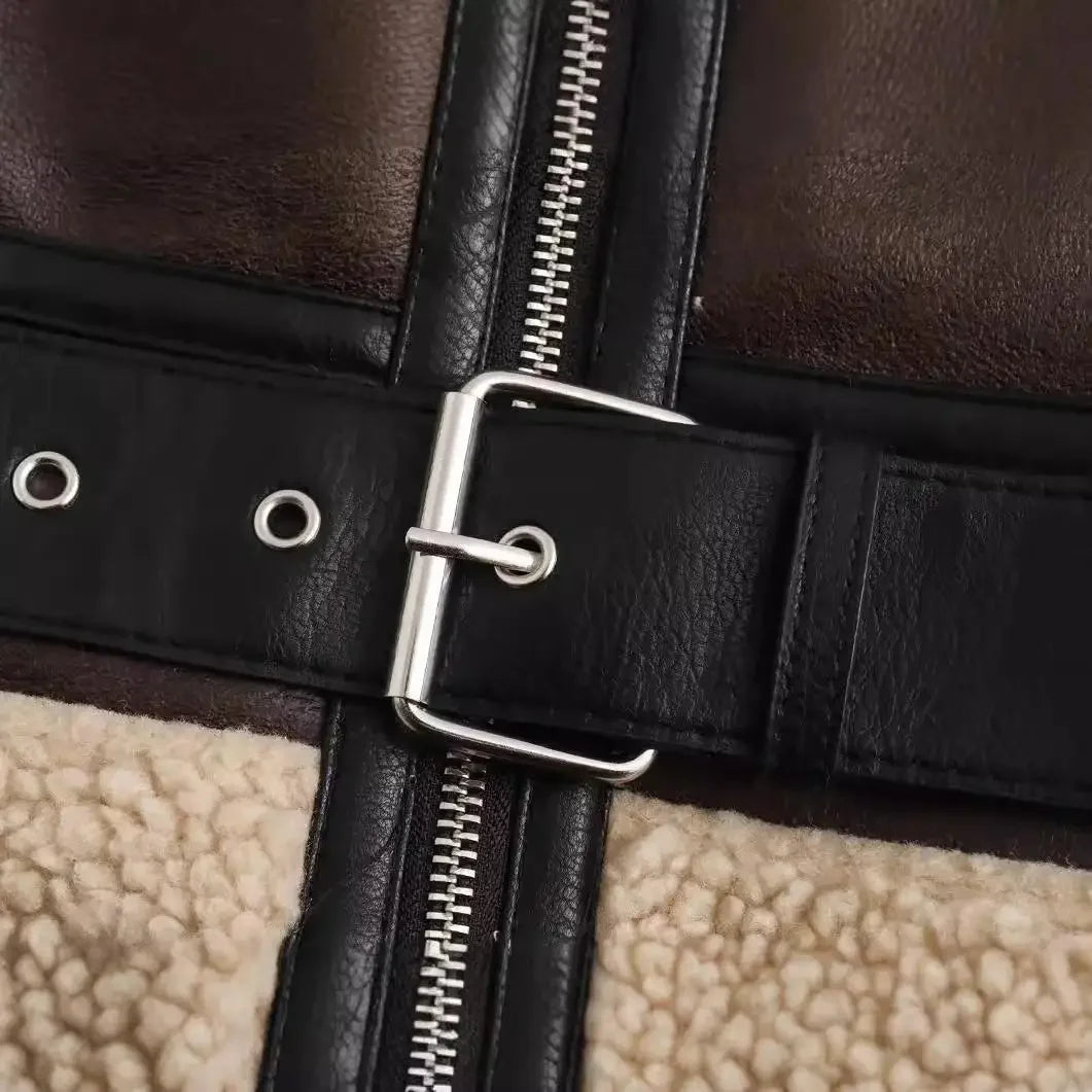 Aviator Jas met Tedy Voering - Stoer & Warm