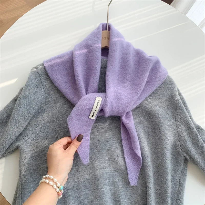 Driehoeks Sjaal 100% Wol - By Vivi's Fashion